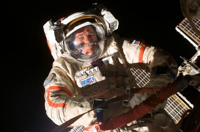 NASA image: Phillips during EVA