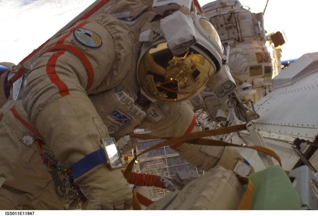 NASA image: Phillips during EVA