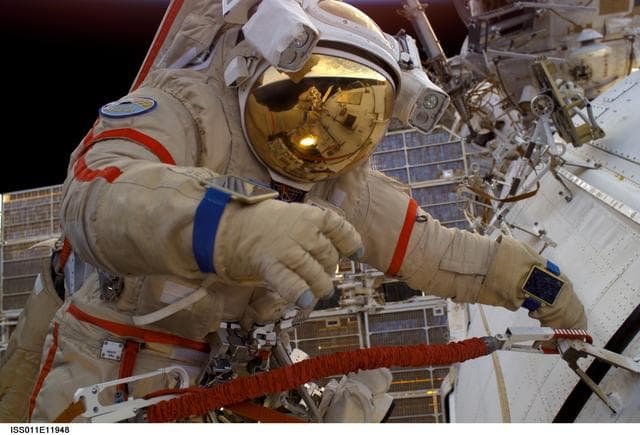 NASA image: Phillips during EVA
