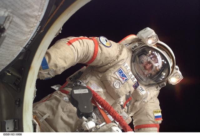 NASA image: Phillips during EVA