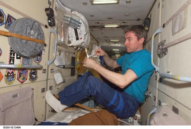 NASA image: Krikalev in FGB