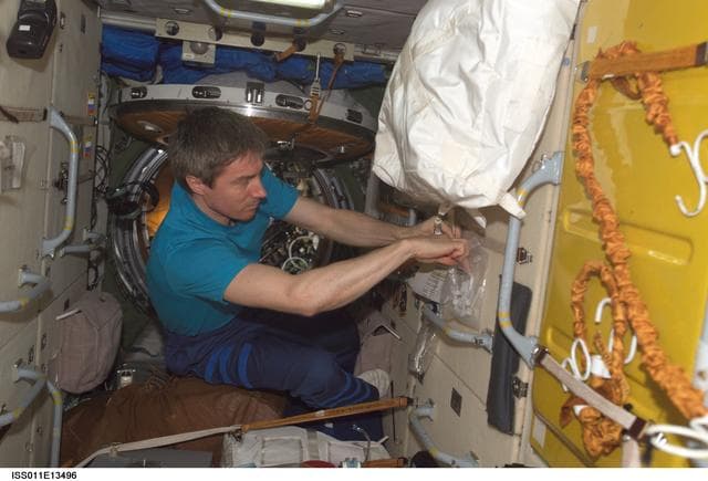 NASA image: Krikalev in FGB
