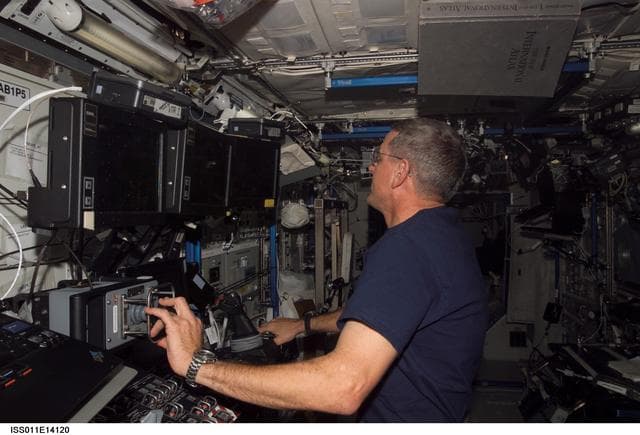 NASA image: McArthur in Destiny laboratory