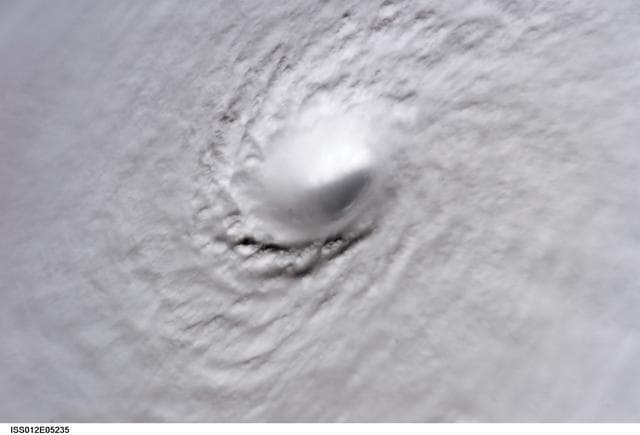 NASA image: Crew Earth Observations of Hurricane Wilma taken during Expedition 12
