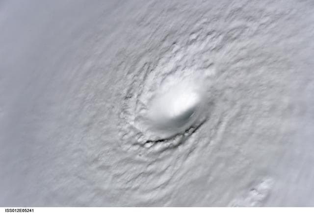 NASA image: Crew Earth Observations of Hurricane Wilma taken during Expedition 12