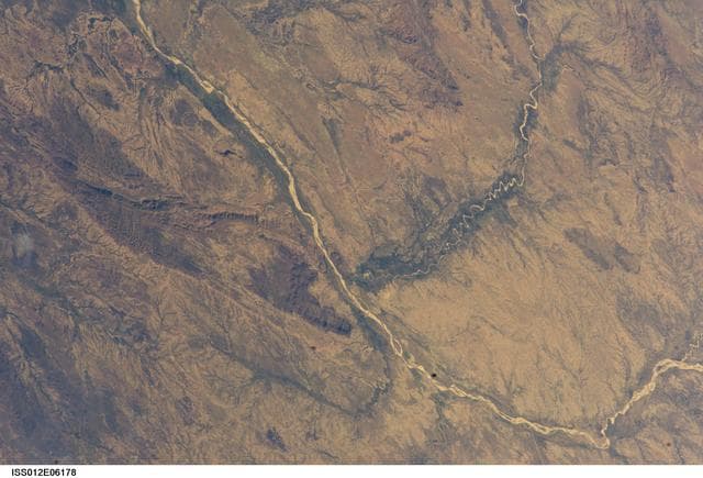 NASA image: Crew Earth Observations over Chad during Expedition 12