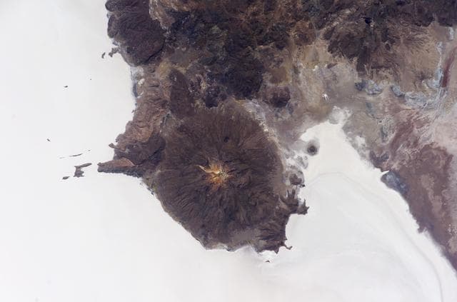 NASA image: Crew Earth Observations over Bolivia taken during Expedition 12