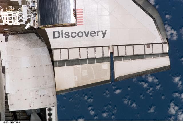NASA image: Mapping sequence performed during the STS-121 R-Bar Pitch Maneuver