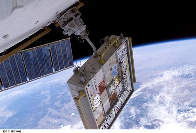 NASA image: MISSE PEC during Expedition 13