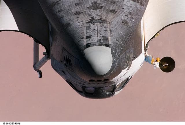 NASA image: Mapping sequence performed during the STS-115 R-Bar Pitch Maneuver