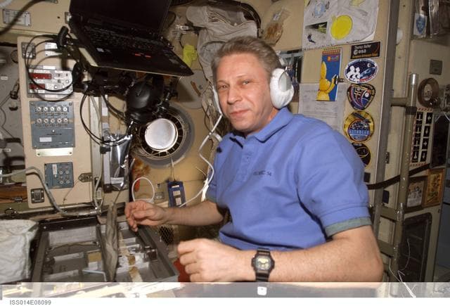 NASA image: Reiter in the Zvezda Service Module