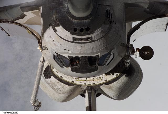 NASA image: Mapping sequence performed during the STS-116 R-Bar Pitch Maneuver.