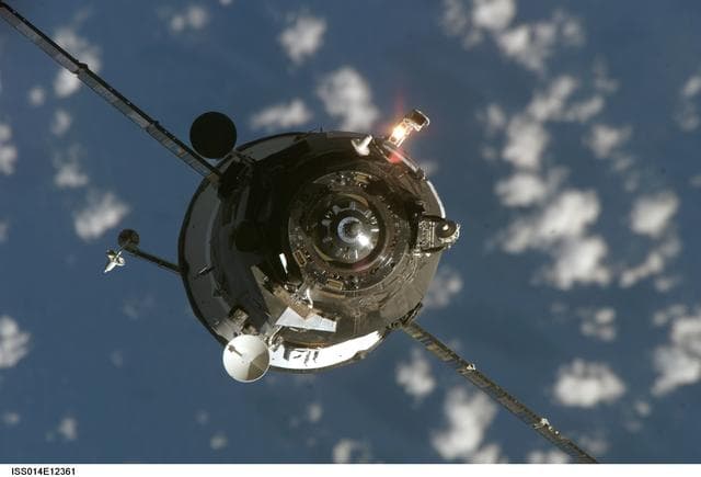 NASA image: Progress 24 resupply approaches ISS