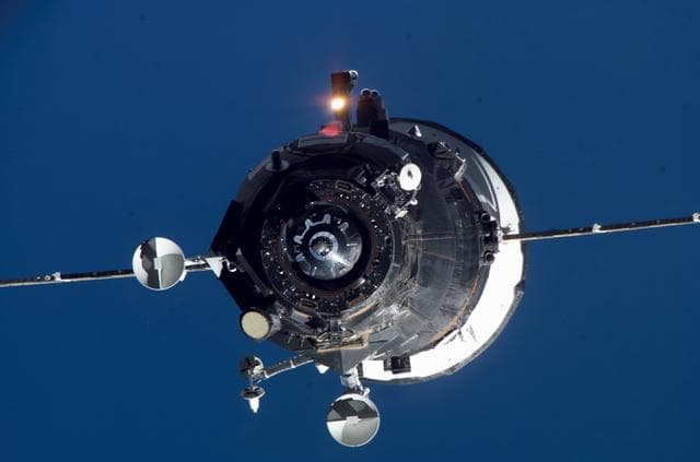 NASA image: Progress 24 resupply approaches ISS