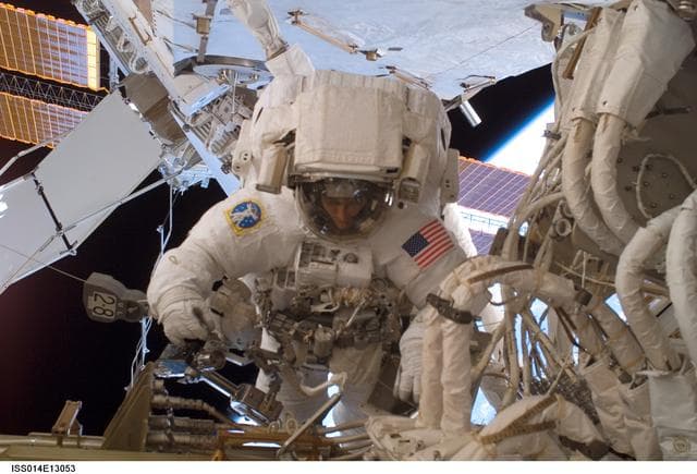 NASA image: Williams during EVA 6