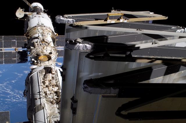 NASA image: P6 Truss aft radiator seen during EVA