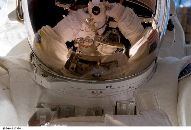 NASA image: Williams during EVA 7