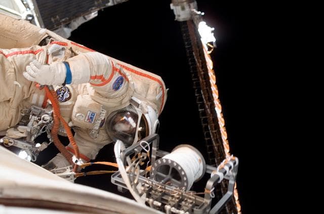 NASA image: Yurchikhin during a session of EVA on Expedition 15