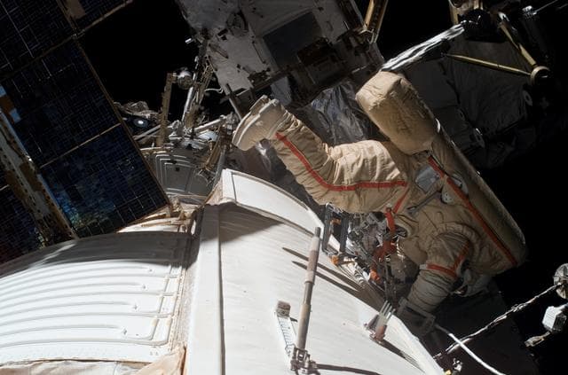 NASA image: View of Yurchikhin during a session of EVA on Expedition 15