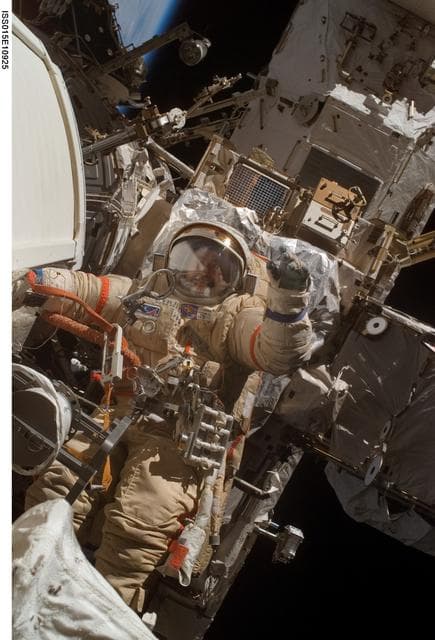 NASA image: View of Yurchikhin during a session of EVA on Expedition 15