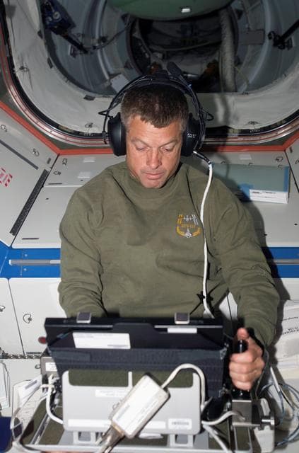 NASA image: STS-117 Swanson performs the PMDIS in the U.S. Laboratory