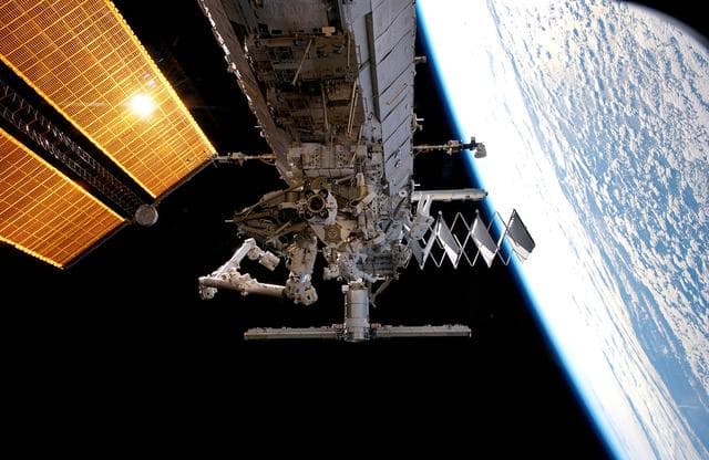 NASA image: Olivas and Reilly participate in an EVA during Expedition 15/STS-117 Joint Operations