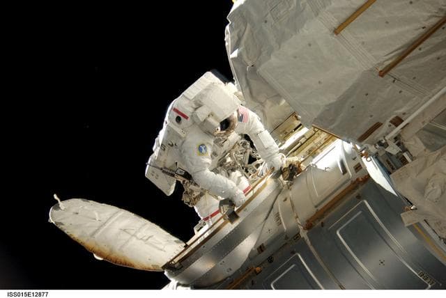 NASA image: Reilly during a session of EVA during Expedition 15/STS-117 Joint Operations