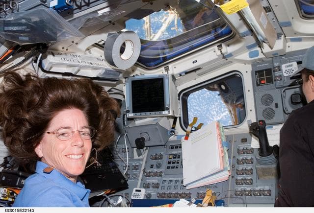 NASA image: Morgan works in the aft FD during Joint Operations