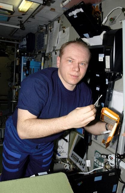 NASA image: Sample Collection for the Russian Biodegradatsiya Experiment