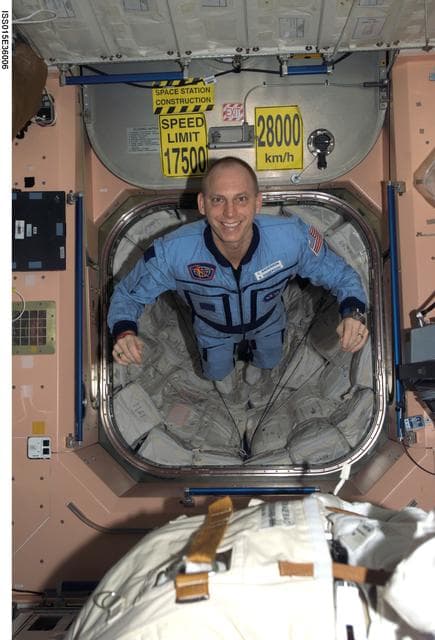 NASA image: Expedition 15 FE Anderson posing for a photo