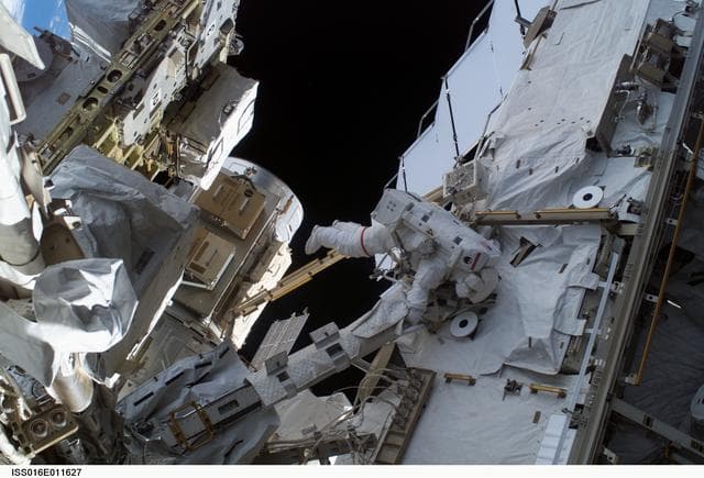 NASA image: Whitson during EVA 11/Bravo