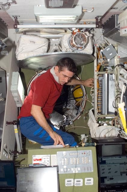 NASA image: Malenchenko in the SM