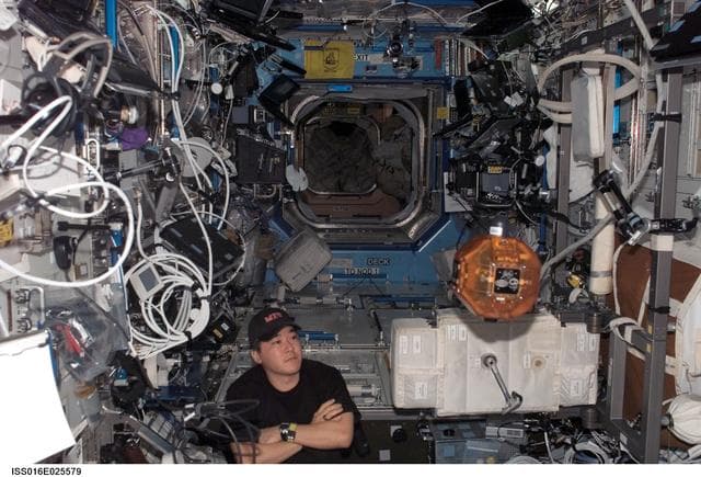 NASA image: SPHERES Test Session in the US Lab