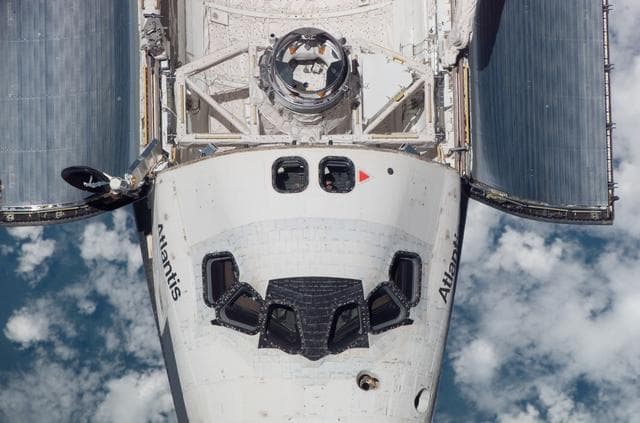 NASA image: Mapping Sequence performed during the STS-122 R-Bar Pitch Maneuver