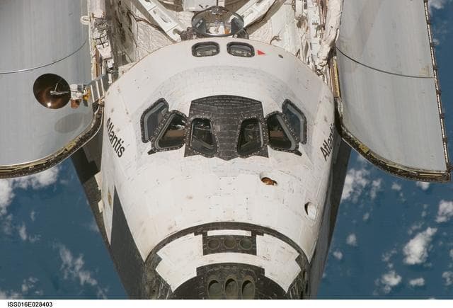 NASA image: Mapping Sequence performed during the STS-122 R-Bar Pitch Maneuver