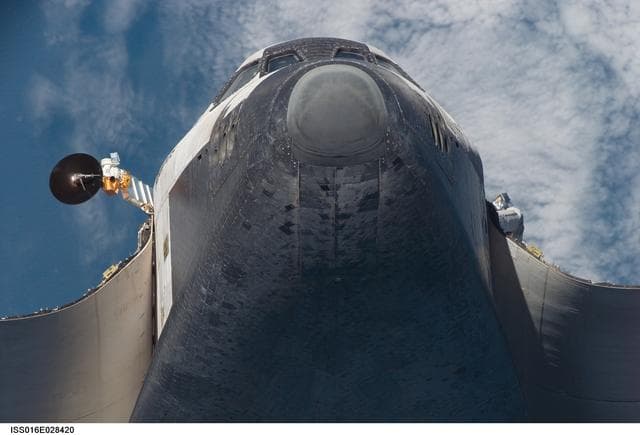 NASA image: Mapping Sequence performed during the STS-122 R-Bar Pitch Maneuver