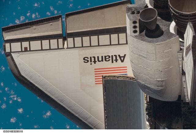 NASA image: Mapping Sequence performed during the STS-122 R-Bar Pitch Maneuver