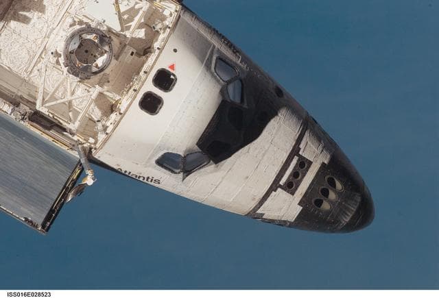 NASA image: Mapping Sequence performed during the STS-122 R-Bar Pitch Maneuver
