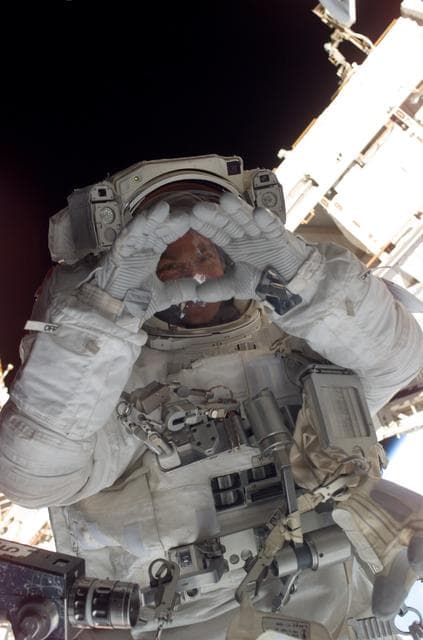 NASA image: Love during EVA 3
