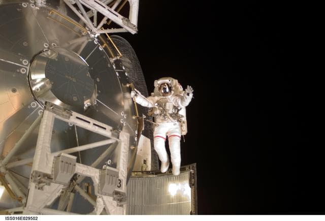 NASA image: Walheim during EVA 3
