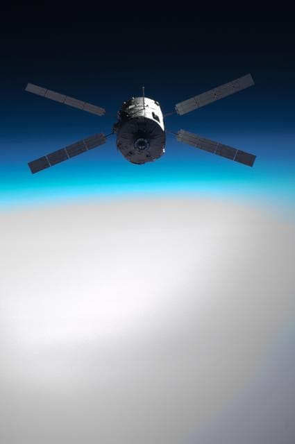 NASA image: ATV during Demonstration Day 2 Rendezvous Test