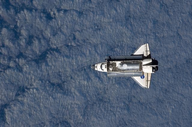NASA image: Discovery and Payload on approach to the ISS during the STS-124 Mission
