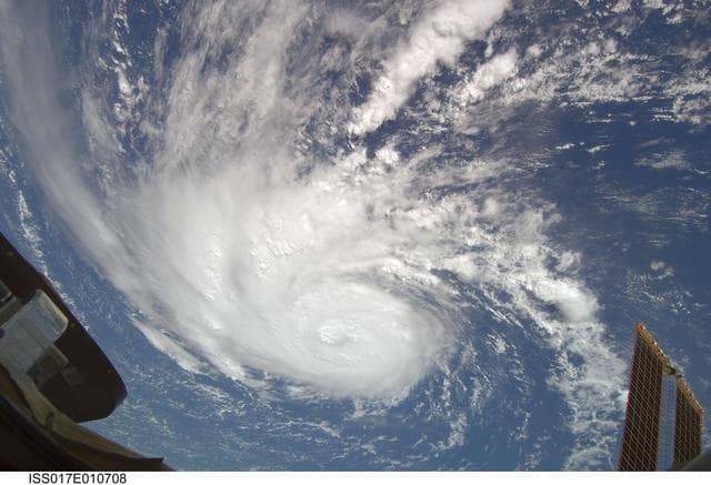 NASA image: Hurricane Bertha taken by the Expedition 17 Crew