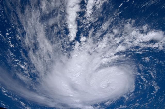NASA image: Hurricane Bertha taken by the Expedition 17 Crew