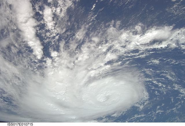 NASA image: Hurricane Bertha taken by the Expedition 17 Crew