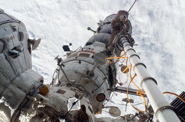 NASA image: Volkov during ISS Russian EVA 20 on Expedition 17