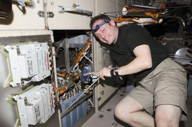 NASA image: ISS Expedition 18 Komparus A3 System Repair and Replace OPS