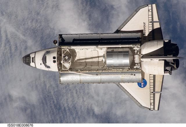 NASA image: ISS Expedition 18 STS-126 Approach OPS