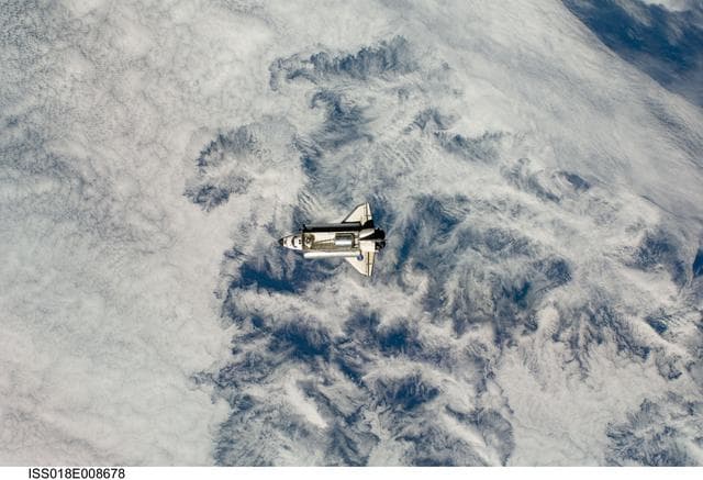 NASA image: ISS Expedition 18 STS-126 Approach OPS