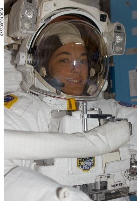 NASA image: ISS Expedition 18 STS-126 EVA 1 Prep in Joint Airlock